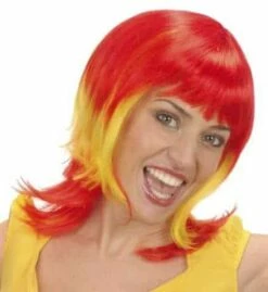 PERRUQUE SUPPORTRICE (Supporter De L'Espagne)