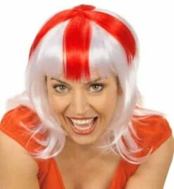 PERRUQUE SUPPORTRICE (Supporter De L'Angleterre)