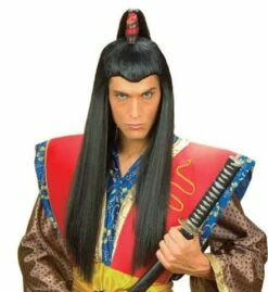 PERRUQUE DE SAMOURAÏ (Perruque Longue En Boite)