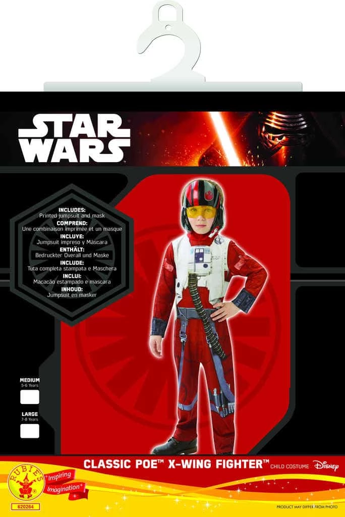 DÉGUISEMENT - STAR WARS (POE X- WING FIGHTER) ENFANT 3 DÉGUISEMENT - STAR WARS (POE X- WING FIGHTER) ENFANT