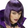 PERRUQUE GOTHIQUE (Cheveux Violets - En Boite) -FêteMagique Soldes V0976 nc V0976 a