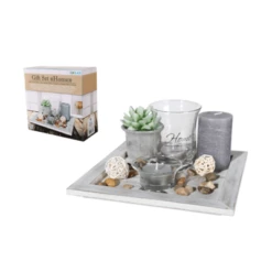 PLATEAU DÉCORATION NOEL (Taille 21 X 9 X 20 Cm)