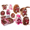 PELUCHE ANIMAUX LOVE (Dimension 13 Cm) -FêteMagique Soldes balle en peluche animaux avec coeur 48263