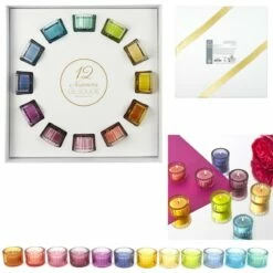 COFFRET DES 12 NUANCES (Pack 12 Bougies Parfumées)