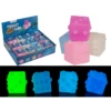 CUBE DÉ FIDGET POP (Présentoir 12 Pièces - 5 Cm) Cubes Dés Phosphorescents -FêteMagique Soldes fidget pop toy cube 69809