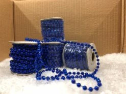 GUIRLANDE MICRO PERLES (Longueur 3.50 Mètres) Perles Bleues