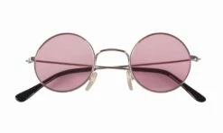LUNETTES - ANNÉES 70 (Lunettes Rondes - Roses) Thème Hippie -FêteMagique Soldes import 233 02591 2