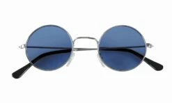 LUNETTES - ANNÉES 70 (Lunettes Rondes - Bleu) Thème Hippie 7 LUNETTES - ANNÉES 70 (Lunettes Rondes - Bleu) Thème Hippie -FêteMagique Soldes import 233 02592 2