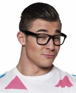 LUNETTES - SANS VERRES (Set 4 Paires De Lunettes) Monture Noire