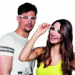 LUNETTES - SANS VERRES (Set 4 Paires De Lunettes) Monture Blanche