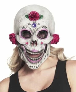 MASQUE JOUR DES MORTS (Masque Intégral En Latex)