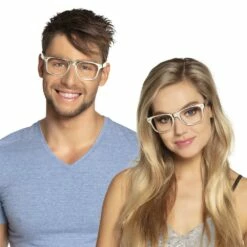 LUNETTES - SANS VERRES (Set 3 Paires De Lunettes) Monture Argentée