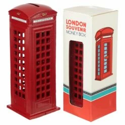 TIRELIRE CABINE LONDRES (Cabine Téléphonique 16 Cm)