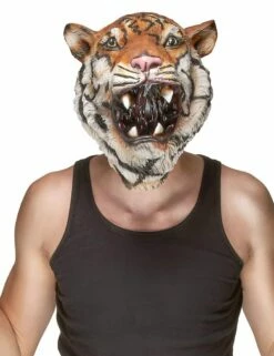 MASQUE DE TIGRE LATEX (Masque Intégral En Latex)