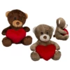 OURSON AVEC COEUR (Dimension 18 Cm) -FêteMagique Soldes ours en peluche avec c ur rouge 48280