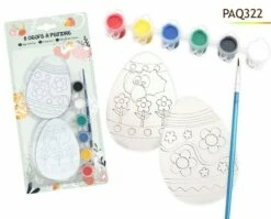 OEUF DE PÂQUES A PEINDRE (Pack 8 Oeufs En Mousse)