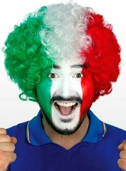 PERRUQUE AFRO ITALIE (Supporter Italie)