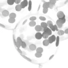 BALLONS AVEC CONFETTIS (Confettis Argent & Brillants) Sachet De 6 Ballons 30 Cm -FêteMagique Soldes telechargement